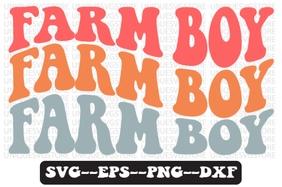 Farm Boy Quote Retro SVG Design: Graphics for Crafts & Branding