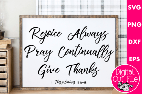 Rejoice Always Graphics for Crafts